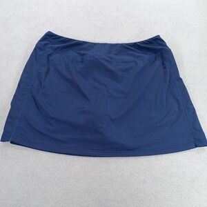 BlevonH Women Athletic Skort Navy Blue XL Built-in Mesh Shorts